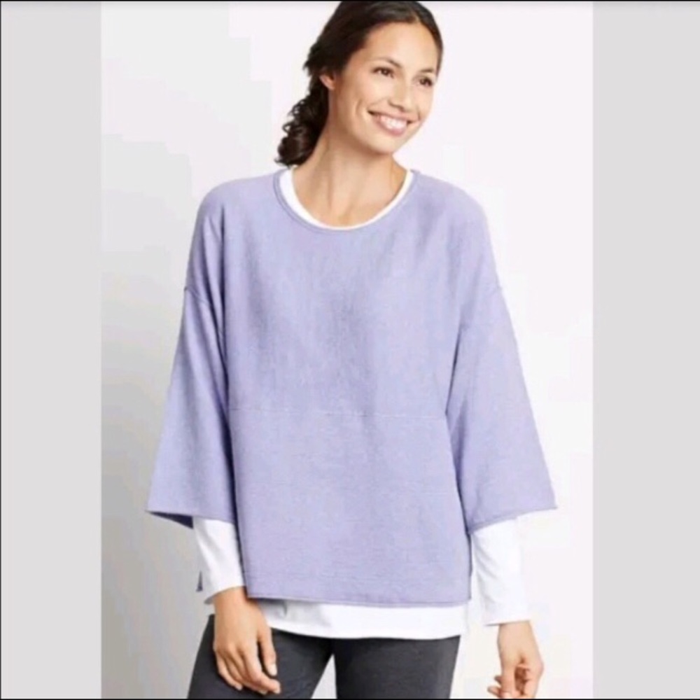 kimono pure j.jill woman’s purple sweater Sz XL